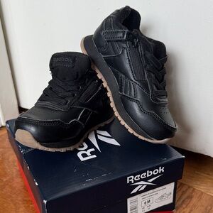 Reebok Toddler Harman Zip Jet Black Sneakers